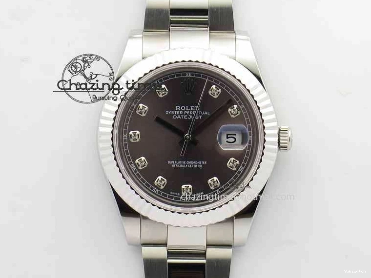 DateJust SS Diam Bracelet II Best SS Edition Maker On BP SA3136 Dial 41mm Gray 0314